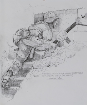 Screaming Eagles Attack Village