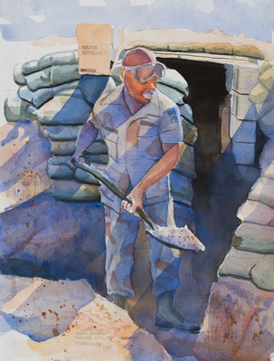 Digging Out Bunker