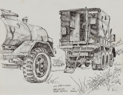 Mobilvan and Water Buffalo