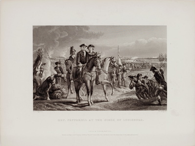 Gen. Pepperell at the Siege of Louisburg
