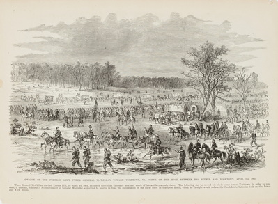 Advance of the Federal Army Under General..