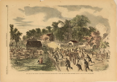 The Rebels Evacuating Mechanicsville