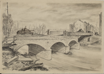 Assault Bailey Bridge Over The Roer River