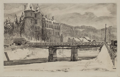D S Bailey Bridge Over L'ourthe River,