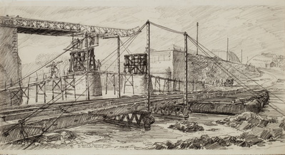 Ds Bailey And Treadway Bridges At Noiseux, Belgium