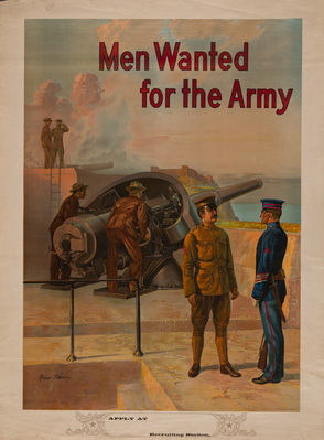 Men Wanted For The Army (Coastal Artillery)