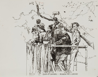 Artist At Queen Of Denmark