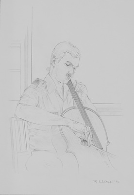Army Musician Playing Cello