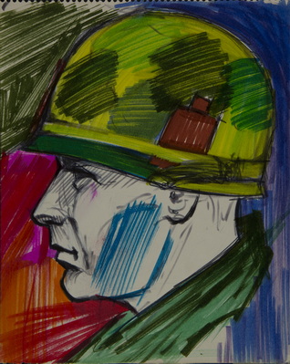 Color Study Of A Face