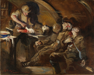 First Aid Station at Seicheprey (Front Line Dressing Station at Seicheprey)