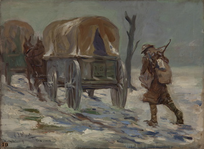 Military Procession at Mailly le Camp