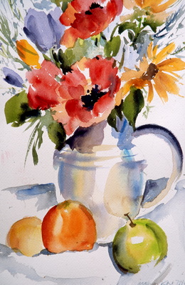 White Pitcher