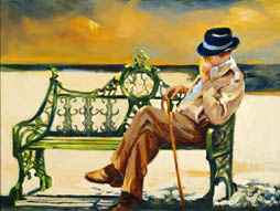 Man On A Bench