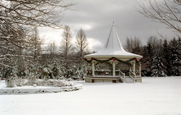 Boardman Park Gazebo in Winter