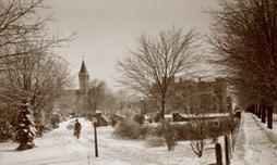 Bryn Mawr Campus in Snow, 1896