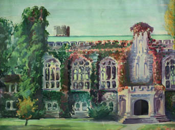 Front View of Thomas Library 
