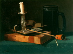 Book, Mug, Candlestick and Pipe