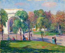 The Avenue in the Rain