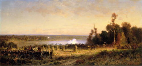 Cannonading on the Potomac, October, 1861