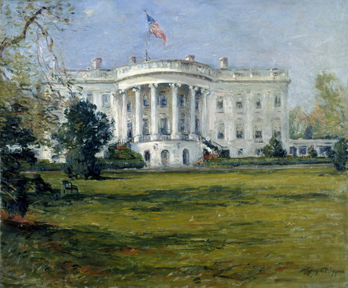 The White House in Spring
