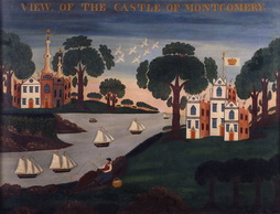 View of the Castle of Montgomery