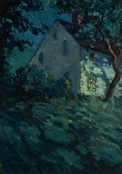 Saltbox by Moonlight