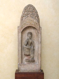 Buddha With Lotus Under Arch