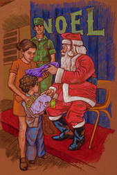 Santa and Kids
