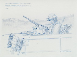 LCPL Sheppard in Gunner's Hatch