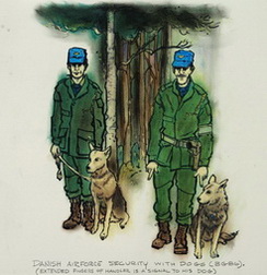 Danish Air Force Security with Dogs 