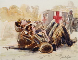 Woman Marines Rest