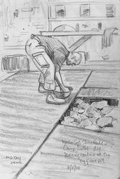 Morning Routine at the hygine pit