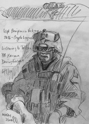 Listening to Taliban PB Karma during fire fight