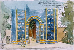 Replica of the Ishtar Gate, Camp Babylon