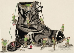 Untitled (Combat Boot)