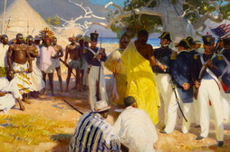 Marines and Liberians