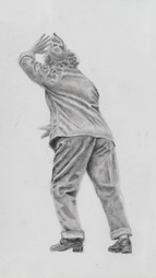 Figure study for woman in Free a Marine to Fight