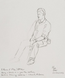 A Marine of 1st BN 24 Mar