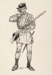 Drawing, Green Shirt