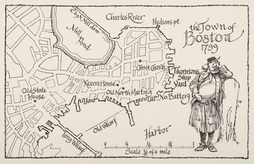 Drawing, Map-Capt Carmick Arrives for Inspection