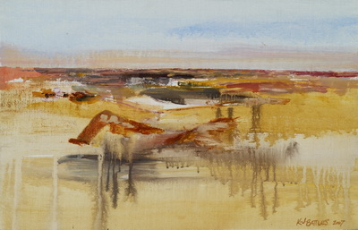 Untitled, Abstract Desert Landscape- Iraq