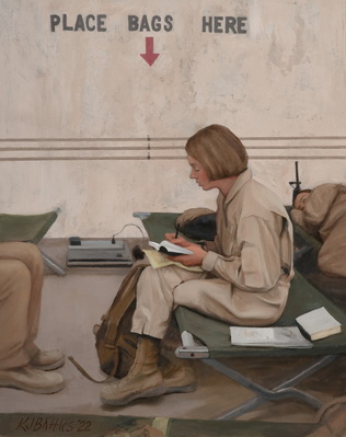 Lioness Hathaway at Al Asad