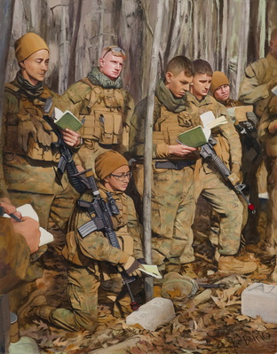 Second Lieutenants at Mount Town, TBS