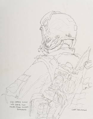 Untitled (V-22 Osprey Flight into Iraq)