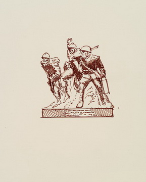 Drawing of del Sarte Sculpture (RECORD COPY)