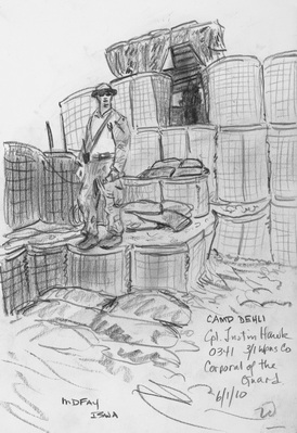 Camp Dehli, 3/1 Wpns Co Corporal of the Guard