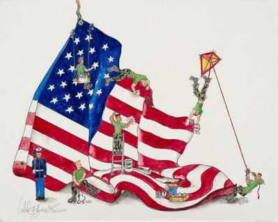 Untitled (American Flagg)