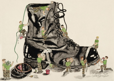 Untitled (Combat Boot)