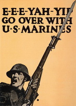 E-E-E-Yah-ip Go Over With Marines