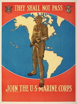 They Shall Not Pass; Join the U.S. Marine Corps